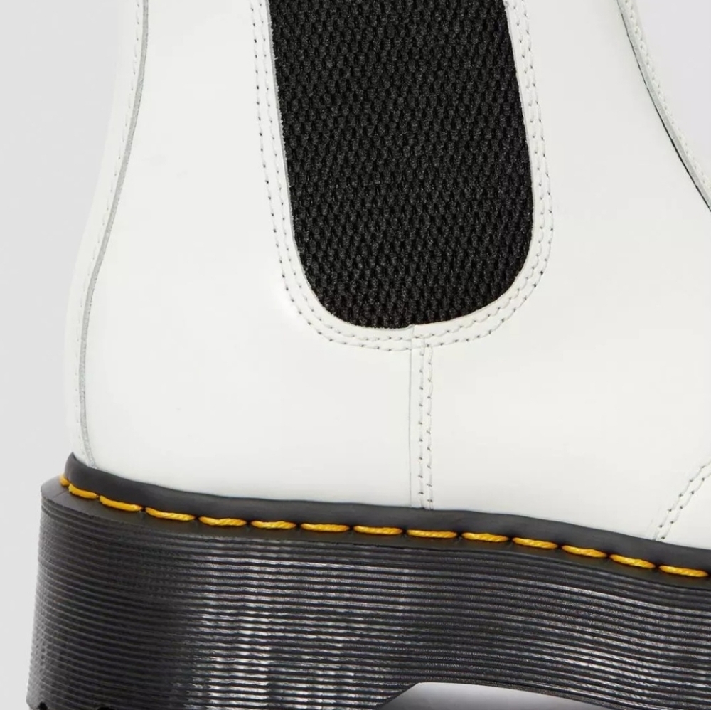 Dr. Martens White and Black Boots Size 8 - Picture 9 of 17